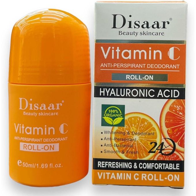 رول أون فيتامين سي من ديسار - حمض الهيالورونيك - 50 مل