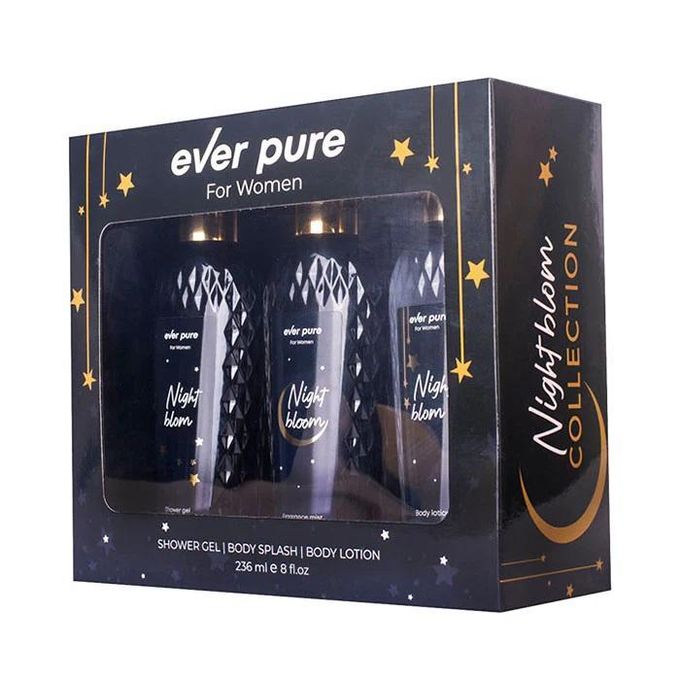 إيفر بيور نايت بلوم (لوشن للجسم + معطر للجسم + جل استحمام) 3*236 مل