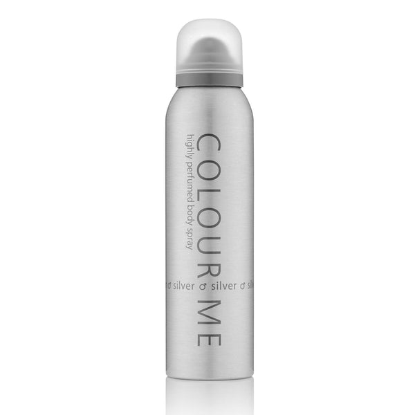 Colour Me Body Spray Silver For Men 150ml
