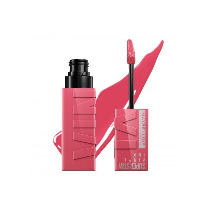 أحمر شفاه سائل سوبر ستاي فينيل إنك من ميبيلين نيويورك - 145 روج - 5.4 مل