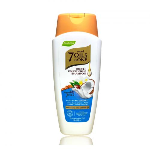 Emami 7Oils In One - Double Conditioning Shampoo - Fortifying Coconut - 200ml