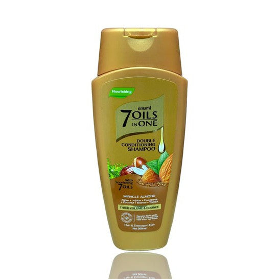 إمامي ٧ زيوت في واحد - شامبو مرطب مزدوج - اللوز المعجزة - ٢٠٠ مل