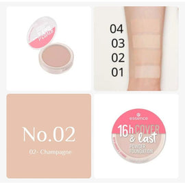 ايسنس 16ساعه كريم أساس بودرة - شامبين 02 - 8 غرام