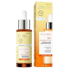 إيفلين لعلاج الوجه - جرعة مصل - 15% فيتامين سي+سي جي - 30 مل