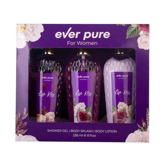 إيفر بيور لايف كيس (لوشن للجسم + سبلاش للجسم + جل استحمام) 3*236 مل