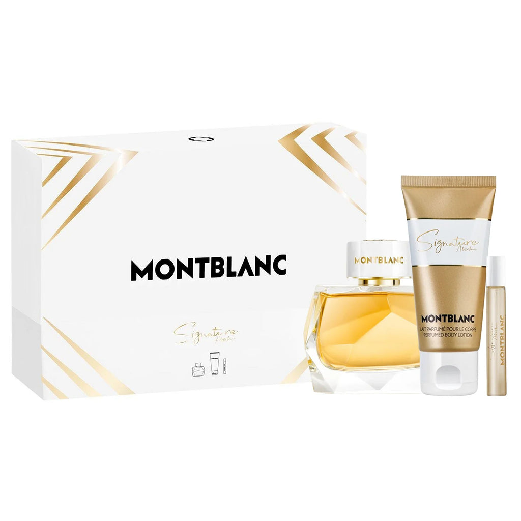 Mont Blanc Signature Absolue for Women - EDP 90ML + EDP 7.5ML + Body Lotion 100ML