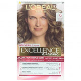 L'Oreal Excellence Cream Triple Care Color - 6 Dark Blonde - (72ml+48ml+12ml+60ml)