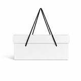 بوكس هدايا أبيض بيد لسهوله الحمل - حجم متوسط