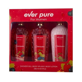 تشيز كيك إيفر بيور (لوشن للجسم + معطر للجسم + جل استحمام) 3*236 مل