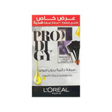 L'Oreal Prodigy Permanent Oil Hair Color - Gift 3x Brushs - 1.0 Noir\Black - 60+60g+60ml