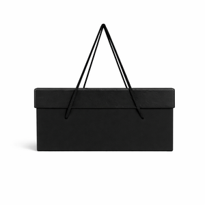 بوكس هدايا أسود بيد لسهوله الحمل - حجم متوسط