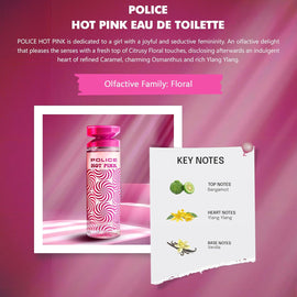 Police Hot Pink - EDT - For Women - 100ml