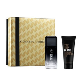Carolina Herrera 212VIP Black Giftset For Men - EDP 100ml + Bath And Shower Gel 100ml