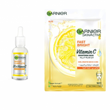 Garnier Fast Bright Serum - 30ml + Fast Brightening Mask