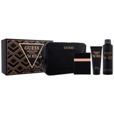 Guess Seductive Noir - Giftset for Men - EDT - 100ml + Shower gel 100ml + Body Spray 170g + Pouch