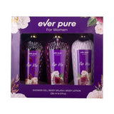 Ever Pure Life Kiss ( Body Lotion + Body Splash + Shower Gel ) 3*236ml