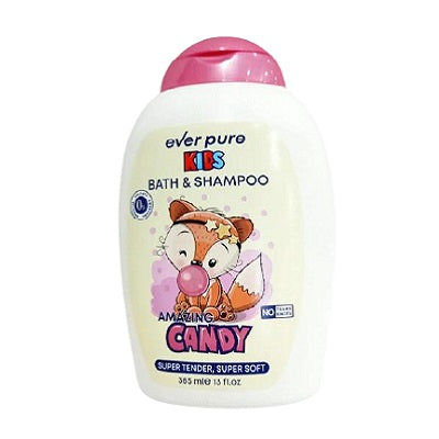 Ever Pure - Kids Bath & Shampoo - Amazing Candy - 385ml
