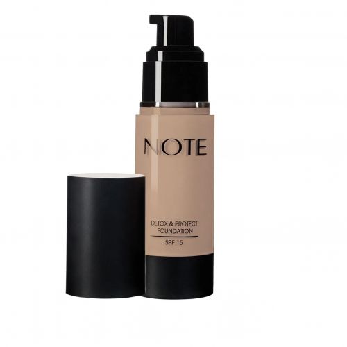 Note Detox & Protect Foundation SPF 15 - 100 Cashmere Beige - 35ml